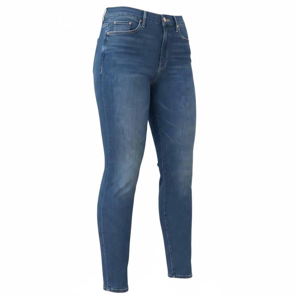 MOTHER High Waisted Looker Skinny Leg Jeans Dark Wash Size 31